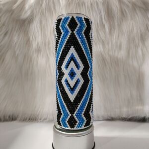 BRAND NEW DOUBLE WALL STAINLESS STEEL RHINESTONE TRAVEL TUMBER 20oz